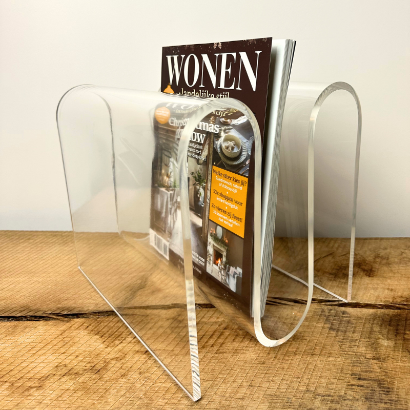 Lisso újságtartó átlátszó