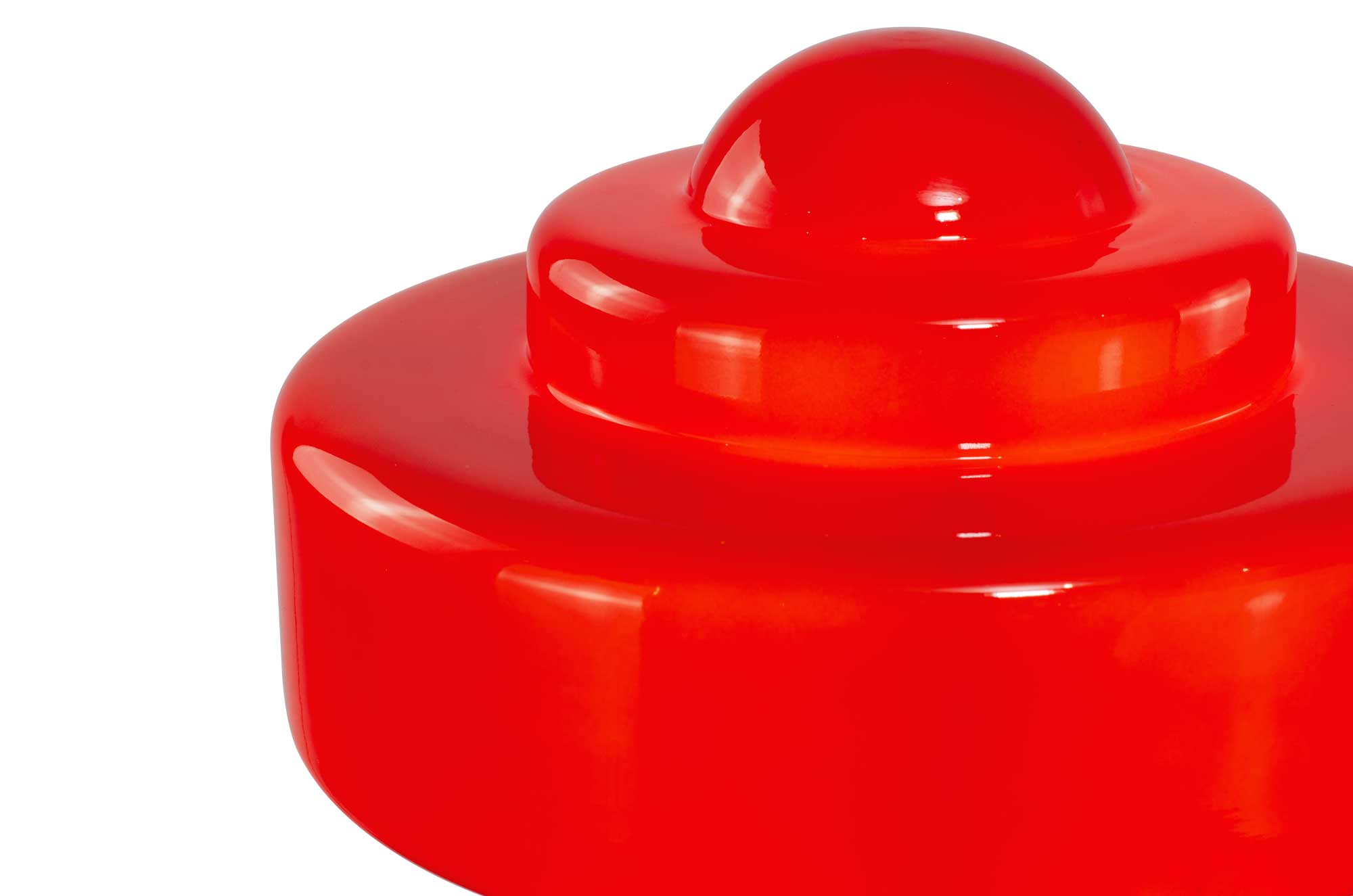 Zeni színes üveg és króm asztali lámpa