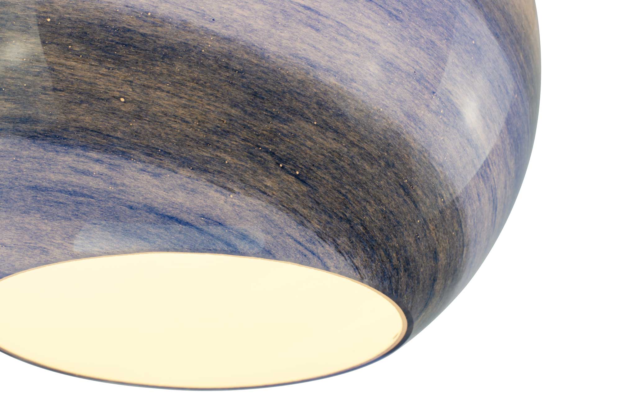 Astrolis fúvott üveg függőlámpa