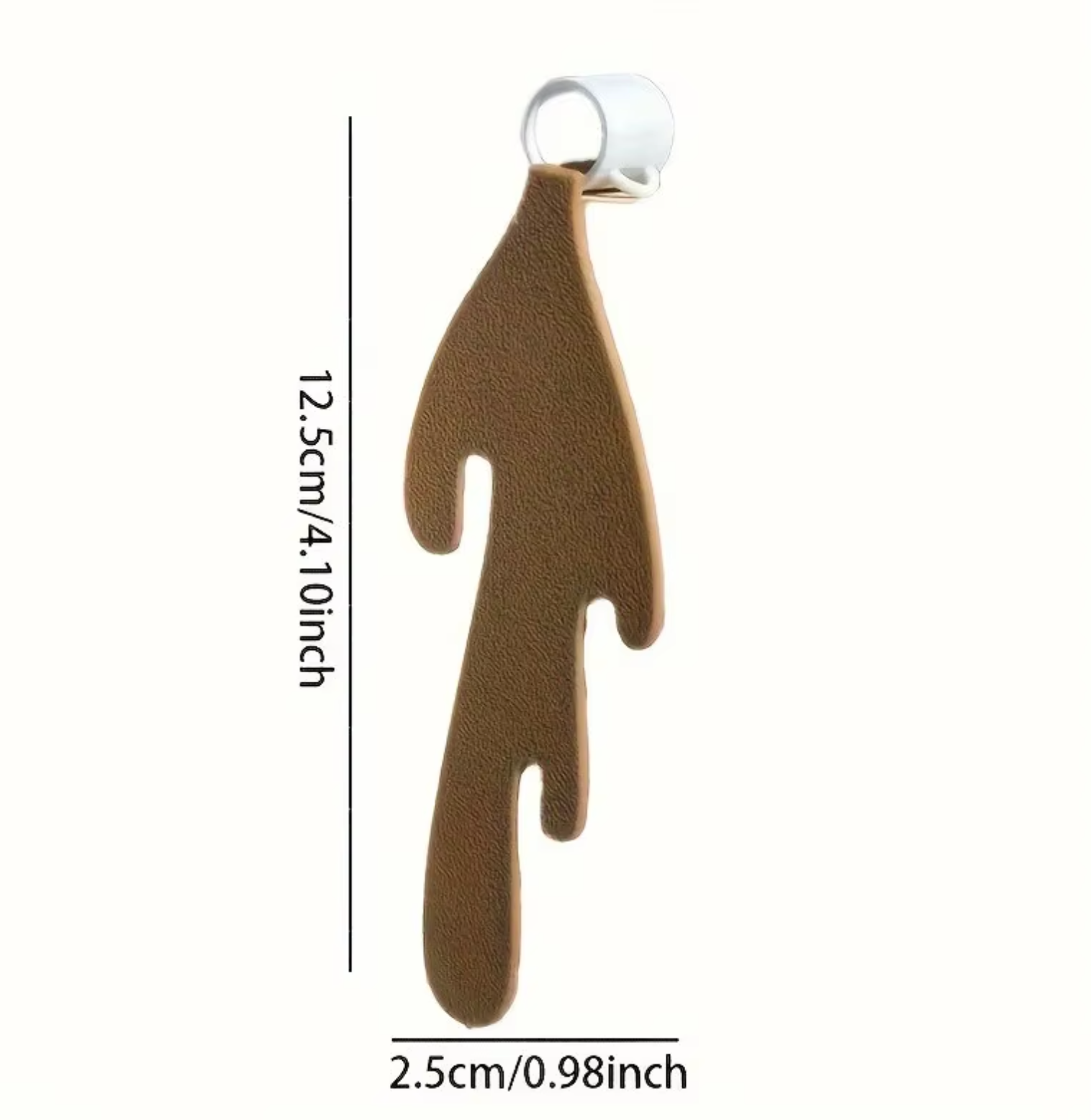 Kiömlött kávé könyvjelző